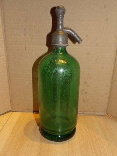 Ancien siphon bouteille eau - ancien, à