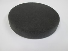 Mousse Pad de polissage finition / lustrage auto-agrippants Ø150mm Noir (souple)