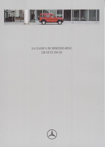 Catalogue brochure mercedes - brochure,