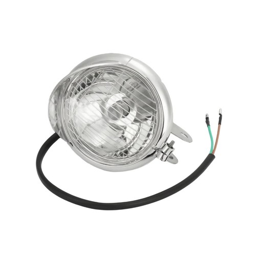 Phare moto avec - phare, grille