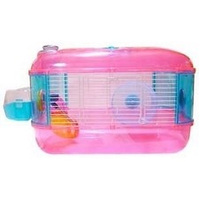 CAGE POUR HAMSTER STARBASE NEON S ROSE 40 X 26 X 26 CM FLAMINGO