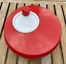 Ancienne Essoreuse à Salade Triumph Rouge Diamètre 24cm Vintage TBE