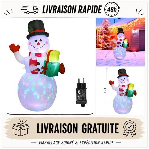 Bonhomme neige gonflable - neige,