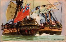 *60709 postcard fantasy - boat