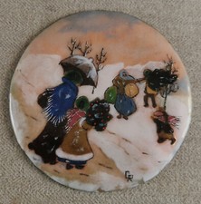 ORIGINALE PLAQUE ÉMAIL SUR