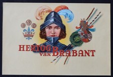Old label CIGAR BOX HERTOG VAN