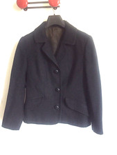 Veste tailleur noire, vintage Printemps, taille 38