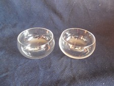 2 COUPELLES EN CRISTAL DE