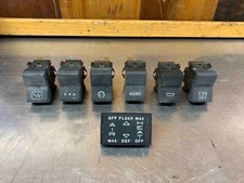 Fiat Bertone X 1/9  • Original Interior Center Console Switch Set. Used.  F6021