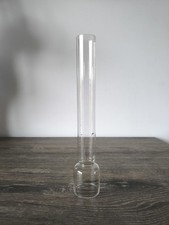 Ancien verre tube LAMPE A PETROLE 25 Cm
