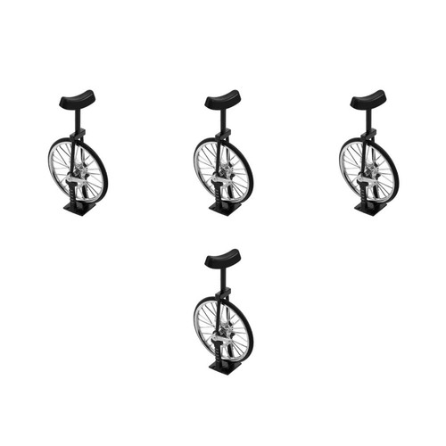 Alloy tabletop mini unicycle - alloy,