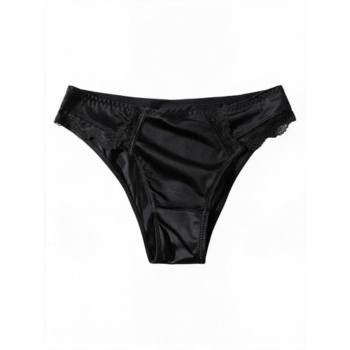 Culotte satin dentelle - satin,