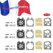 3x Carburateur Membrane Kit
