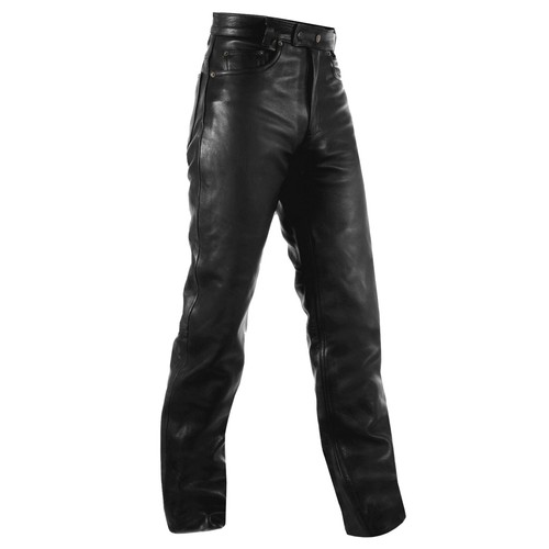Motard jeans cuir pantalon - motard,
