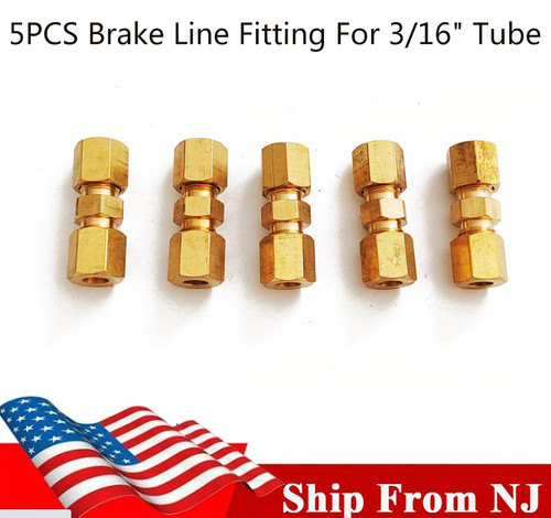 Od brass brake pipe - brass,
