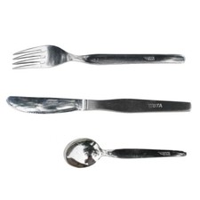 Vintage UTA Airlines Stainless Steel Cutlery Set of 3
