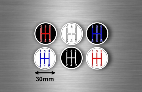 Autocollant sticker voiture - 6x,