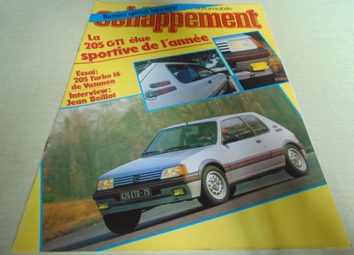 Brochure peugeot 205 gti - peugeot,