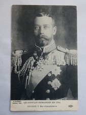 CPA conflit en 1914 George V Roi d'Angleterre