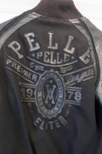 Vintage PELLE PELLE Black Premier Leauge Elite 1978 Jacket US Woman Size M