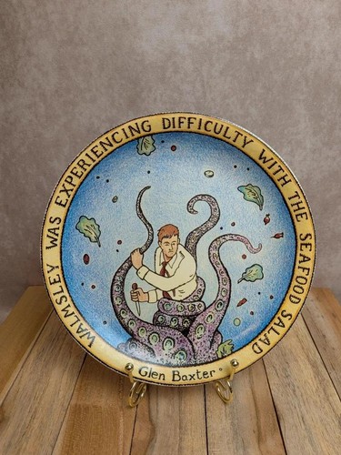 Assiette murale humoristique