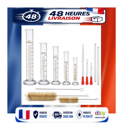 éprouvettes graduées verre - graduées,