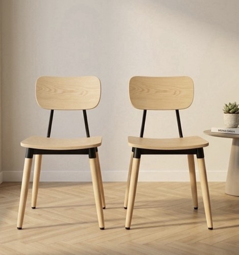 Chaise scandinave bois métal - scandinave,