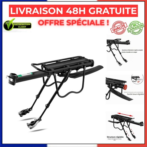 Porte bagages vélo arrière - porte-bagages,