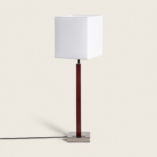 Lampe poser bois métal - à,