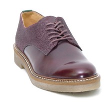 KICKERS OXFORK derbies bordeaux graine cuir brillant femme 512054 - 50 182