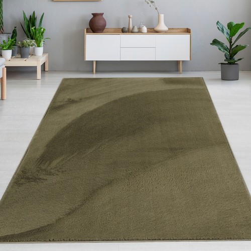 Tapis vert moderne effet - , lapin