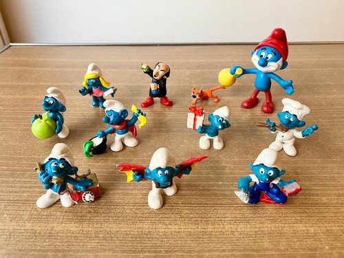 Lot figurines schtroumpf - 11,