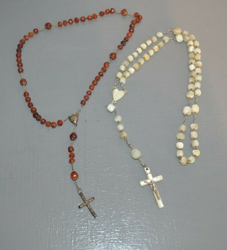 Anciens chapelets nacre - 2,