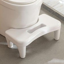 Tabouret Toilette Réglable en Hauteur, Marche Pied Toilette Ergonomique, Tabo...