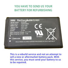 Rebuild service for Hilti 3700026 1INP9/38/64 Rechargeable li-ion Battery