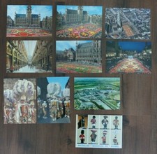 Lot postcards Belgium CPABruxelles Binche