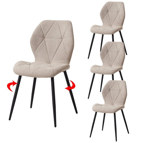Chaises salle à manger - 4x,