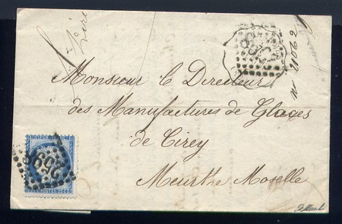 Rare lettre portieux - de,