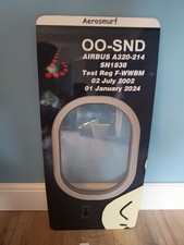 Brussels Airlines Aerosmurf Fuselage Window OO-SND