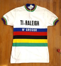 VIntage 1980 TI-Raleigh Mc GREGOR World Champion Jersey, TRICOTS du ROCHE Size 4