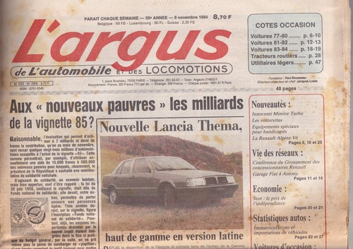 Argus 2909 lancia thema - lancia, /