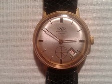 Montre homme plaqué or - marque de jouet Mont Blanc/Vullierme