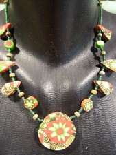 mixte ,joli collier tour du