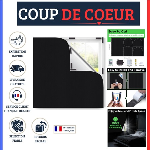 Store occultant fenêtre sans