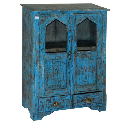 Indien schrank vitrine antik - indien,