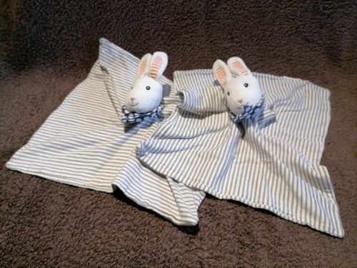 Doudou plat lapin - plat, gris