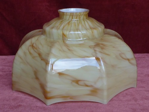 Abat jour ancien - abat-jour, verre