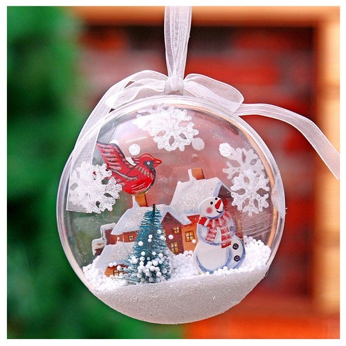 Plastique transparent noël - plastique,