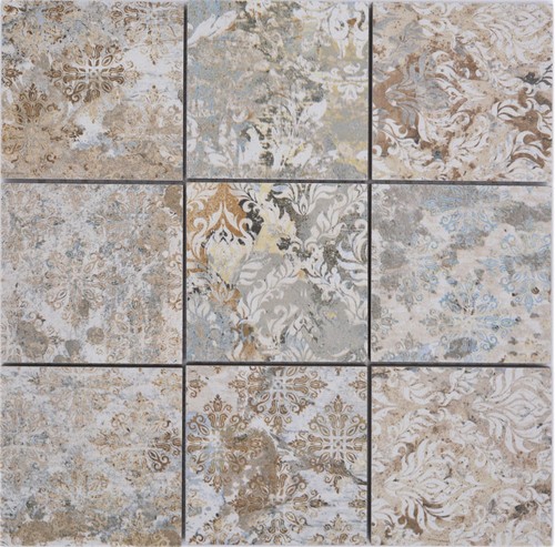 Mosaïque céramique en - de,