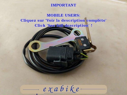 Capteur bequille laterale pour
